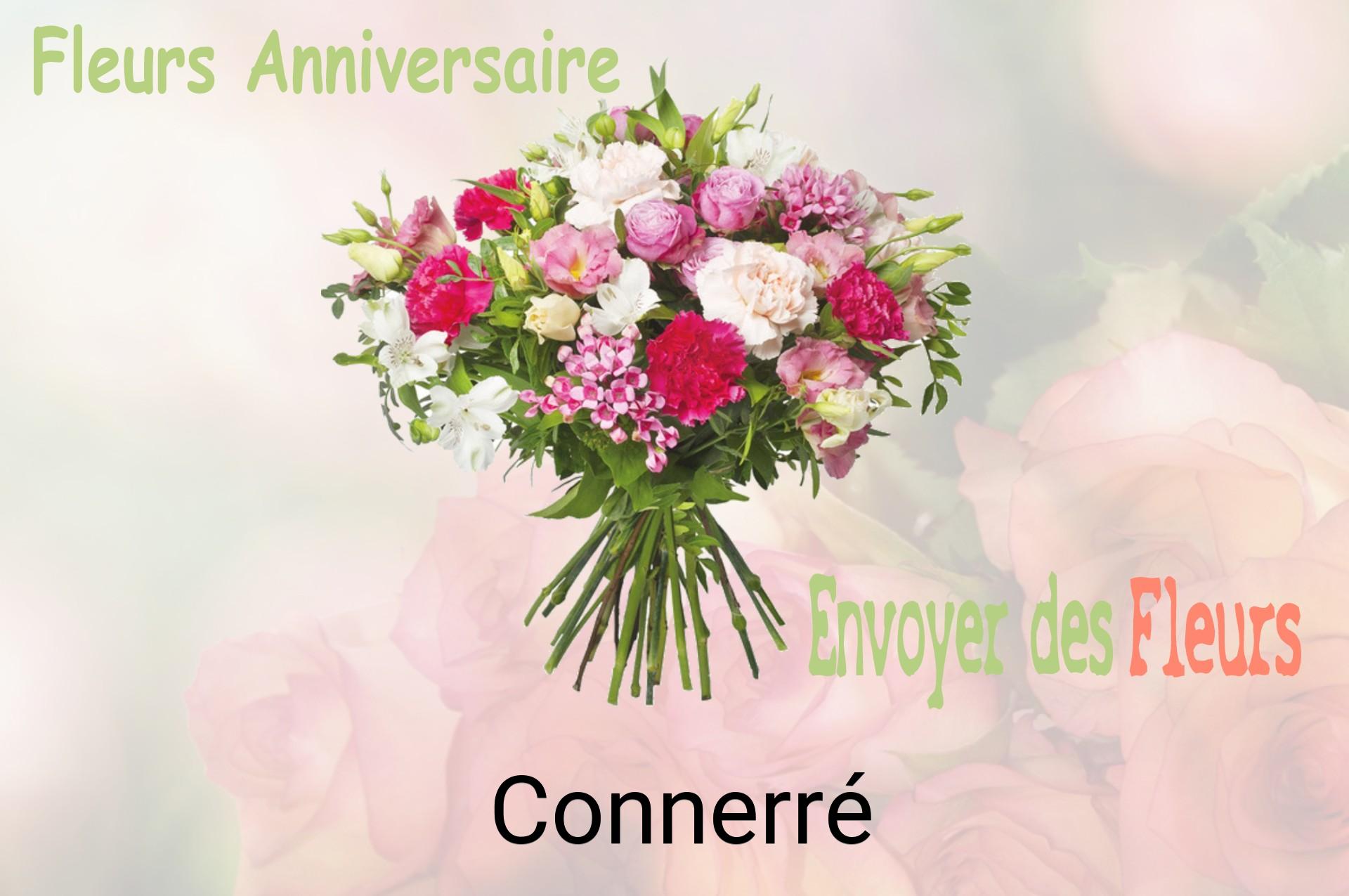 Bouquet de fleurs d’anniversaire livré à Connerré